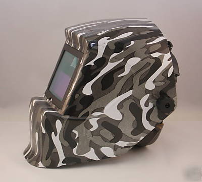 Solar auto darkening welding helmet mig tig camo WH4