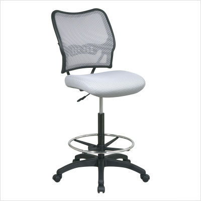 Space drafting chair shadow air grid back mesh seat