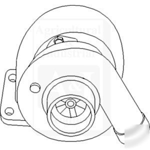 Turbocharger a-J802290 for case-ih international