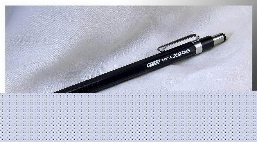 Zebra Z905 0.5MM black automatic drafting pencil +bonus