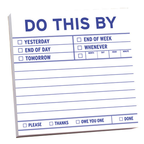 -do this by- sticky note requests by knock knock