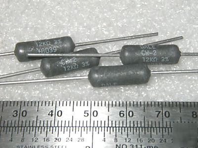 12K ohm 3% @ 2WATT ww dale power resistors (50 pc)