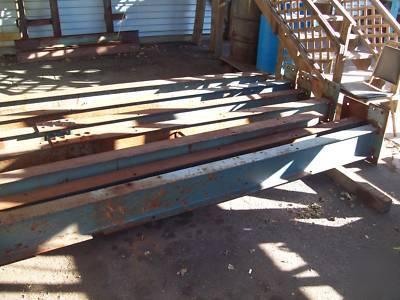 2 ton overhead crane gantry steel i beam lot