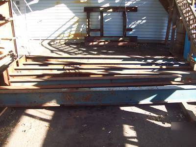 2 ton overhead crane gantry steel i beam lot
