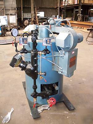 6 hp williams and davis vertical steam boiler