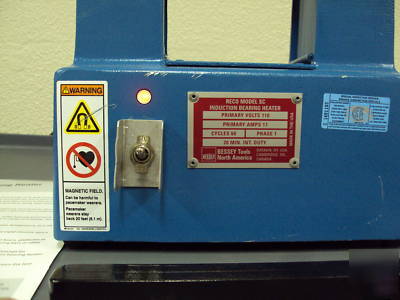 Bessey reco induction bearing heater SC110V msrp $2000