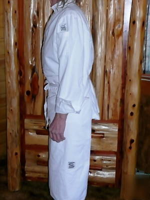 Chefs/cooks coat/long apron 2PC sz reg/med chef revival