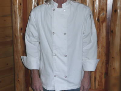 Chefs/cooks coat/long apron 2PC sz reg/med chef revival