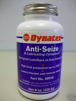 Dynatex anti-seize & lubricating compound 8 oz brush