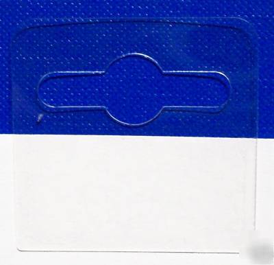 Euro hanger slot hooks 42 x 40 clear & self adhesive 
