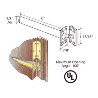 Gold spring action concealed door closers 