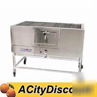 New american range 60IN. mesquite wood char broiler