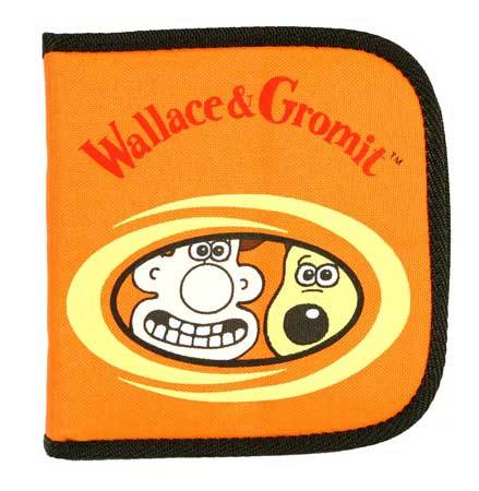 New wallace & gromit - cd dvd disc wallet - (brand )