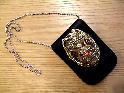 Police/security equipment supplies neck id/badge holder