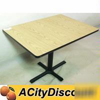Used 42X30 dining restaurant woodgrain laminate table