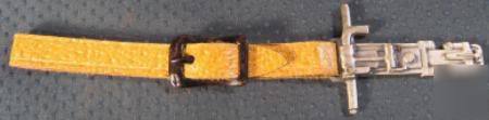 Vntg gardner denver jack hammer drill watch fob&strap