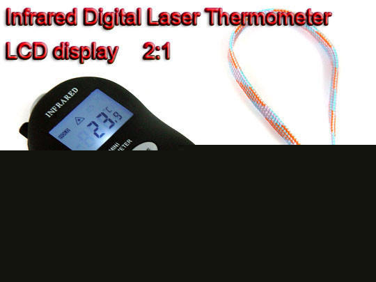 Non-contact infrared digital thermometer ir laser lcd