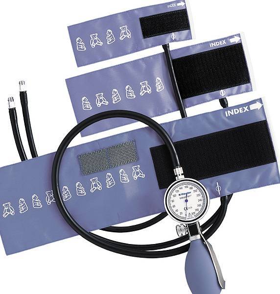 Riester babyphon aneroid sphygmomanometer for