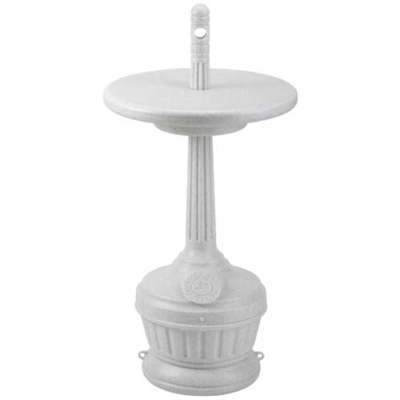 Smokers cigarette butt outdoor ashtray receptacle 