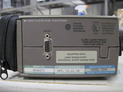 Tektronix TFS2020 handheld optical fault finder