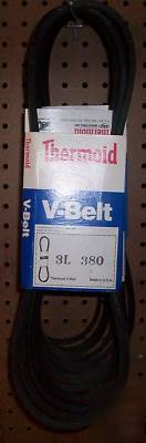 Thermoid 3L380 fhp premium industrial v-belts lot 