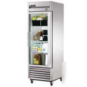 True t-23G| full single glass door refrigerator,