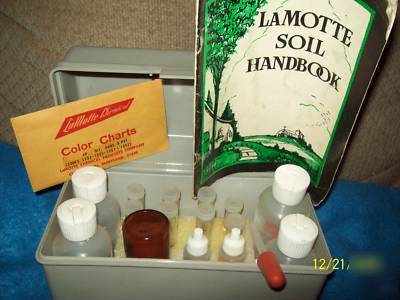 Lamotte vintage soil testing kit-science/chem labs