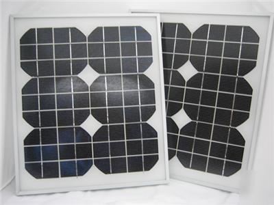 2X photovoltaic solar power system panel 10W 12V marine