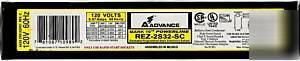 Advance rez-2S32-sc T8 electronic ballas,120 volt 2LAMP