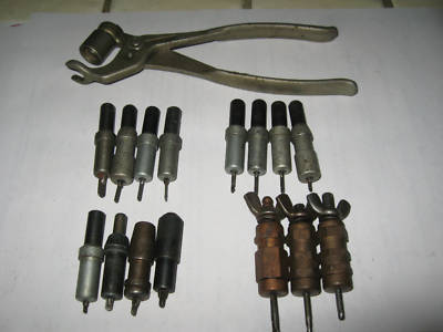 Aviation tools clecos + pliers cu zinc blk 3/32-3/16DIA