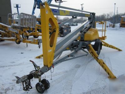 Bil jax 2005 43' towable manlift, 43/19 dc, boomlift 