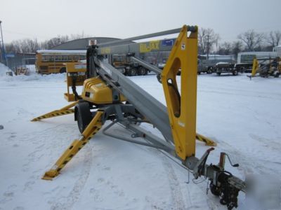 Bil jax 2005 43' towable manlift, 43/19 dc, boomlift 