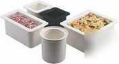 Cambro coldfest black crock 1-7/10QT |CFR18110