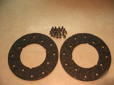 Case sc & vac brake disc lining kit