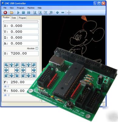 Cnc usb controller with software