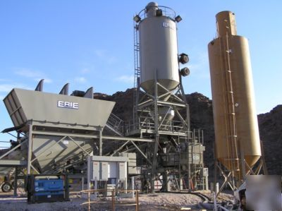 Concrete batch plant erie-strayer MCG11 cement mixer