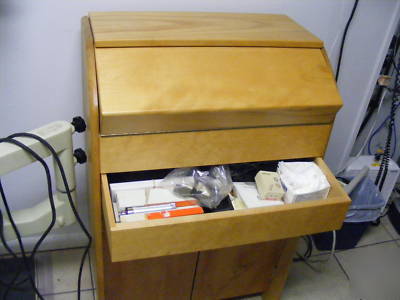 Custom optometrist trial lens cabinet w/trial lens set