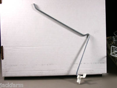 100 peg hooks space saver 8 inch heavy duty 1/4