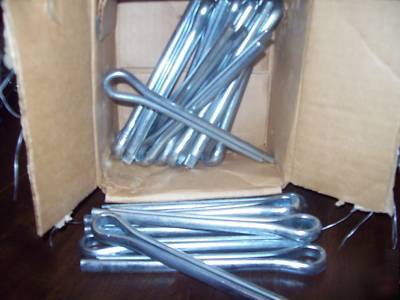 4 cases totaling 100 heavy duty cotter pins 6 3/4