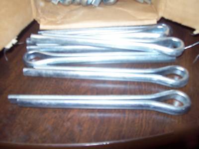 4 cases totaling 100 heavy duty cotter pins 6 3/4