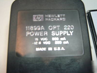 Agilent hp 11899A option 220 v probe power supply 220V