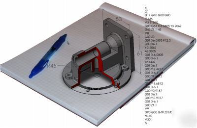 Cad/cam cnc service, autocad, 2D/3D, solidworks, gcode