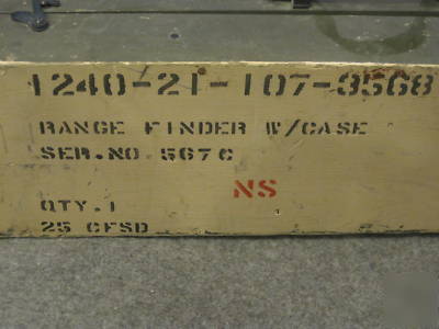 Canada/british military range finder barr & stroud ltd
