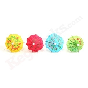 Cocktail parasol drink umbrellas - box of 144 picks