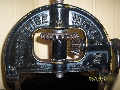 Enterprise 6 qt sausage stuffer wine fruit lard press