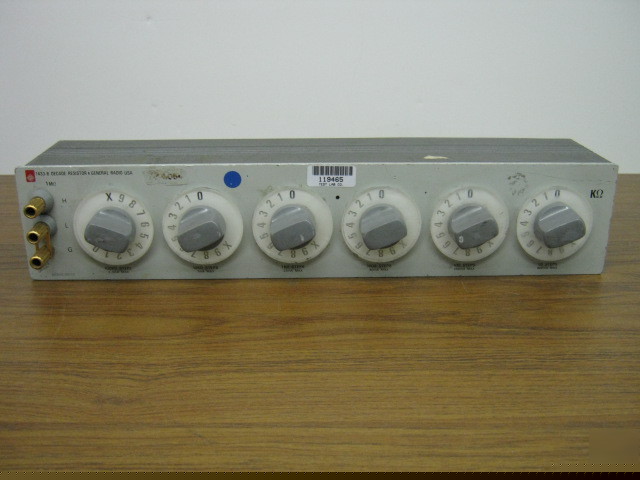 General radio 1433B resistance decade