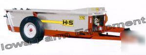 H&s 175 bu pto driven manure spreader best brand 