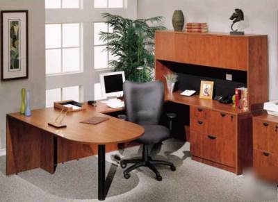 New 5PC u-shape executive office desk set, #otg-sl-U3