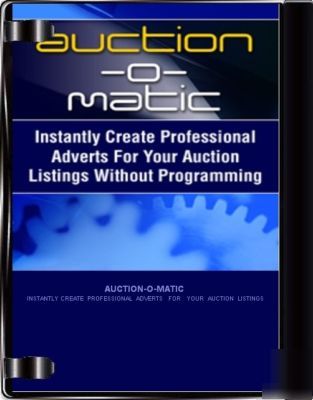 New auction-o-matic a software for ebay sellers