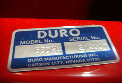 New brand duro model 3352X top rewind hose reel